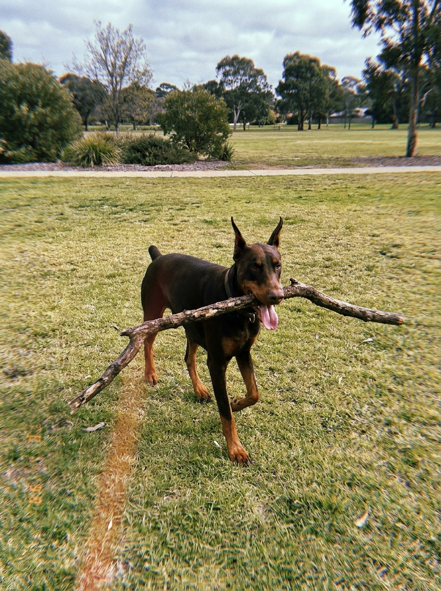 Cooper, Doberman, 10 years old